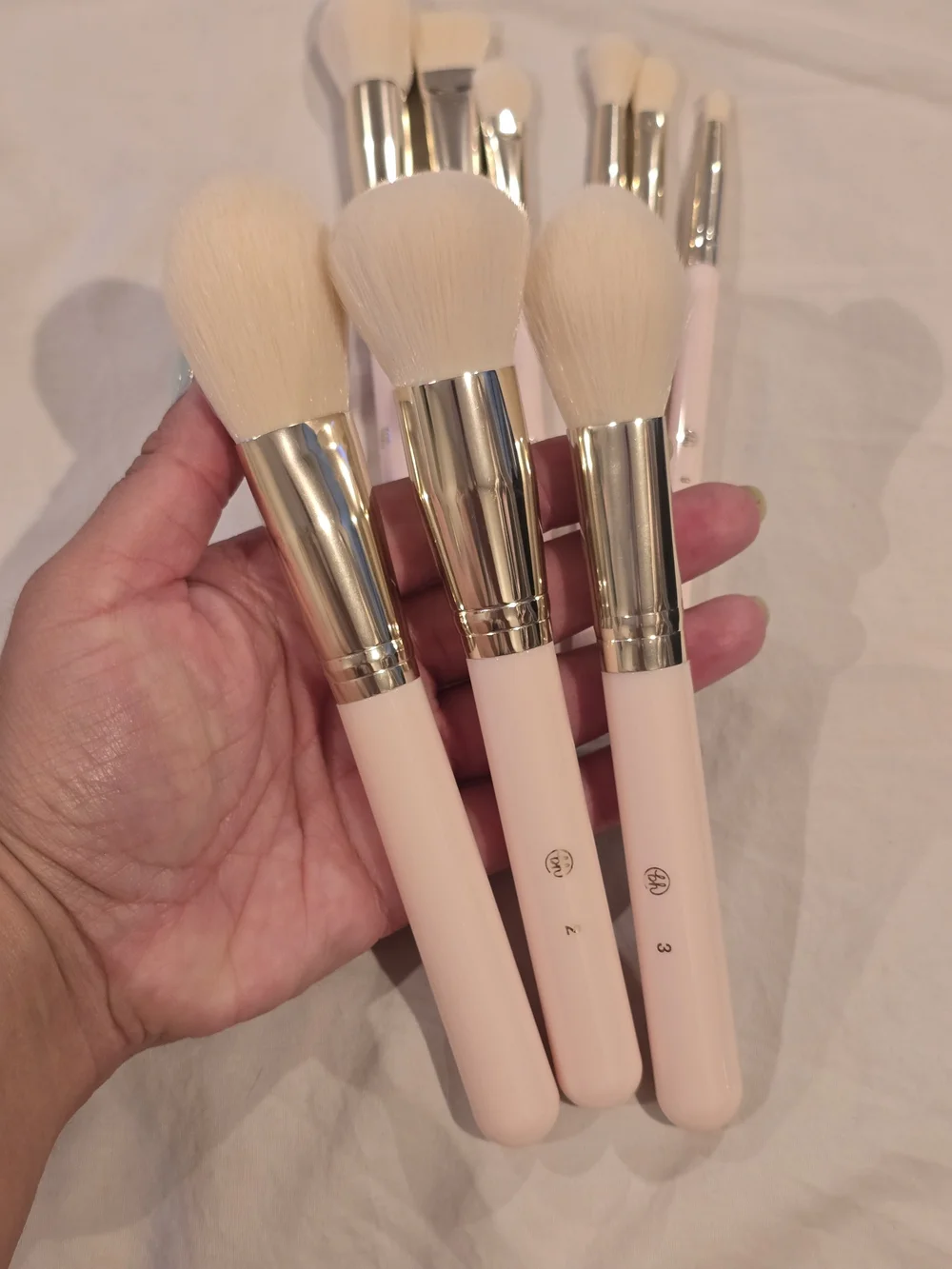 BH Cosmetics Light Pink 9-Piece Makeup Brush Set